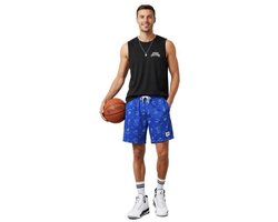SCOTCH & SODA | Heren | Vrije Tijd Short | Mesh Bermuda | Royal Blue | Maat M