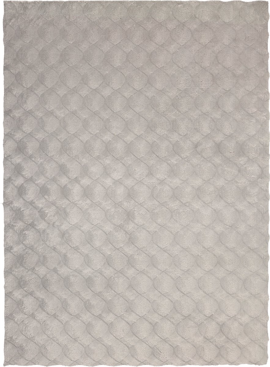 Vloerkleed Diamond Cut 800 grijs – 200 x 290 cm – 100% polyester, machinegeweven