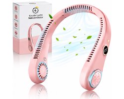 Twenty4seven® Nek Ventilator – Draagbare Nekventilator met Koeling – Mini Nek Fan – Gezichtsventilator & Handventilator – Portable Neck Fan met 5 Standen