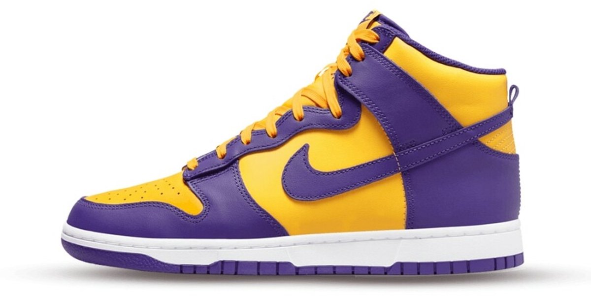 Nike Dunk High Lakers Sneakers Unisex 500 Kleur Als Op Foto