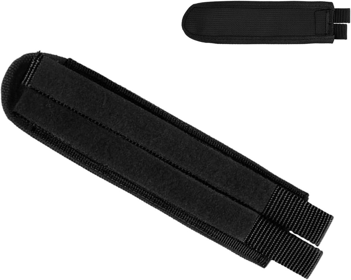 Fietsvoetbanden - Pedaalriemen - Veilig Fietsen - Verstelbaar Nylon - 41.8 cm - Zwart