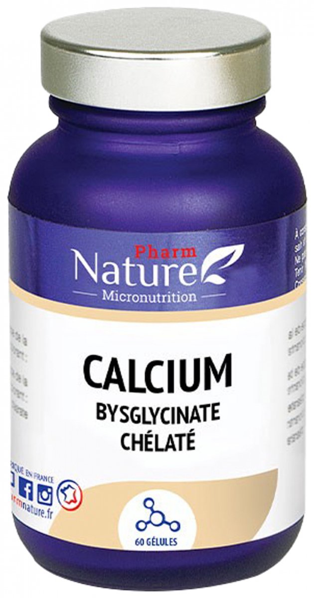 Pharm Nature Calcium Bisglycinaat Chelated 60 Capsules