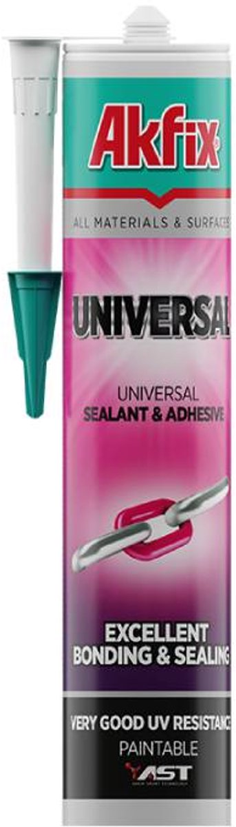 AKFIX Universal AST Hybrikit MS polymeer Wit - 290ML
