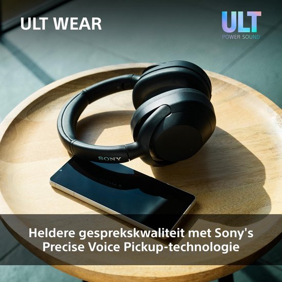Sony ULT Wear - Draadloze Noise Cancelling koptelefoon met ULT Power Sound - Zwart