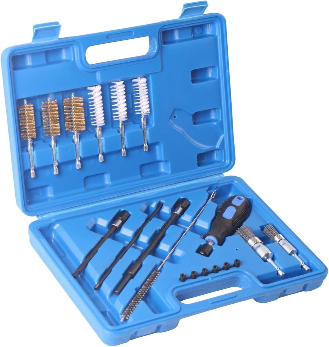 Injector Reinigingsset - Motor Onderhoud - Koolstof Verwijderen - 19 Delige Set - 335x235x6cm - Niet gespecificeerd