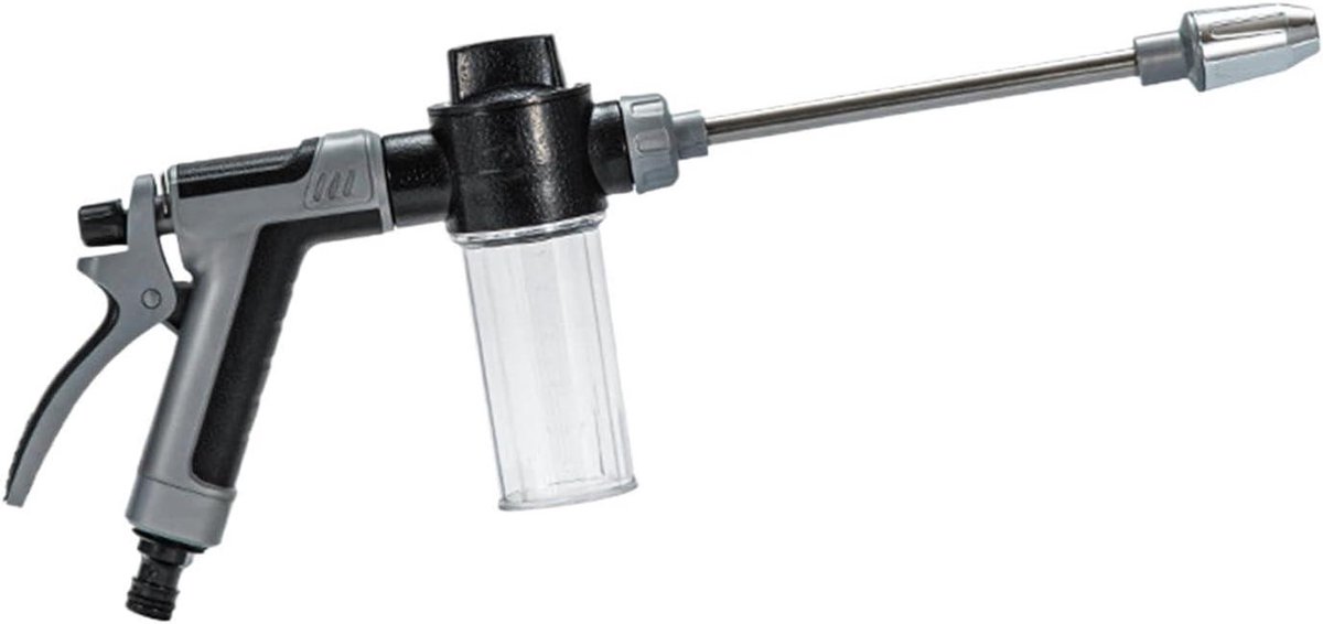 Hogedrukreiniger Lans - Watersproeier Schuimfles - Auto en Tuin Reinigen - Ergonomische Handgreep - 40 cm - Zwart