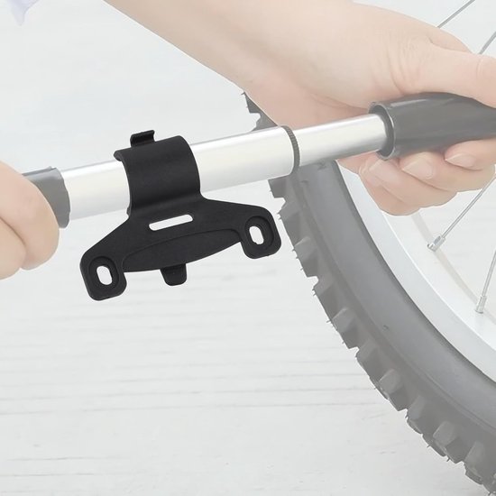 Fietspomphouder - Mini pomp houder - Fietsen - Robuust nylon - 20mm diameter - Zwart — afbeelding 3