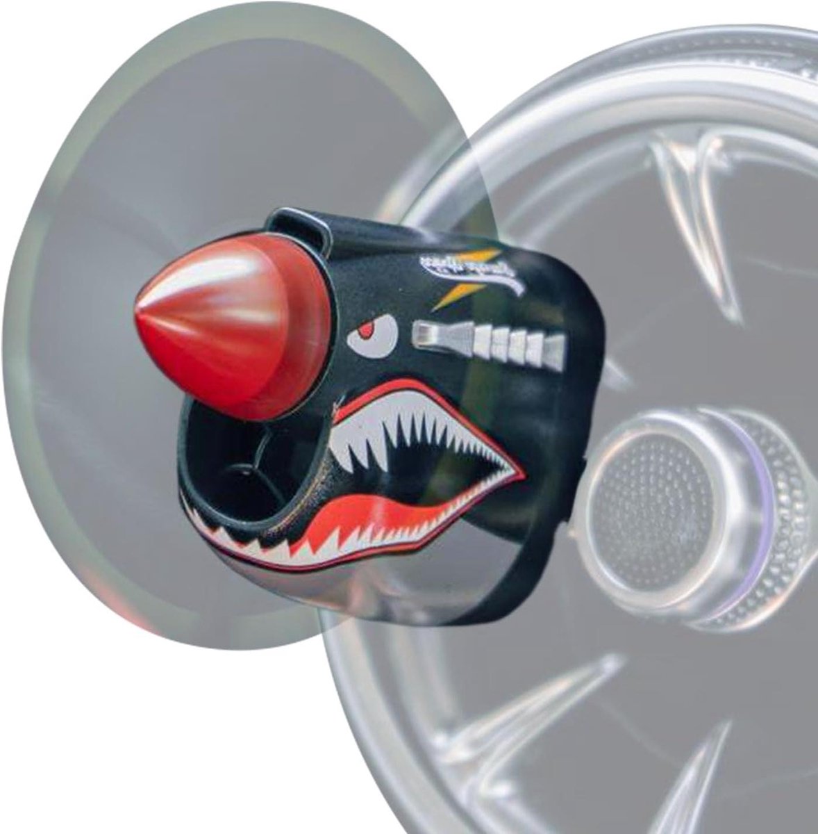Auto Luchtverfrisser - Ventilatie Clip - Auto Interieur - Gevechtsvliegtuig Ontwerp - 8.6 cm - Zwart