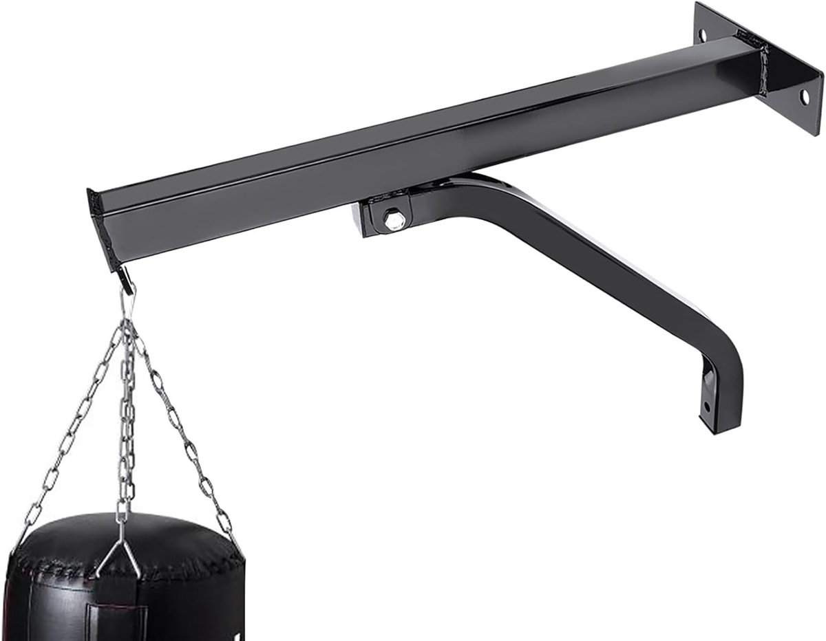 Zware Wandbeugel voor Bokszak, Stevige en Duurzame Montage, Eenvoudige Installatie, Maximaal 100kg, Ideaal voor Thuis Training en Fitness