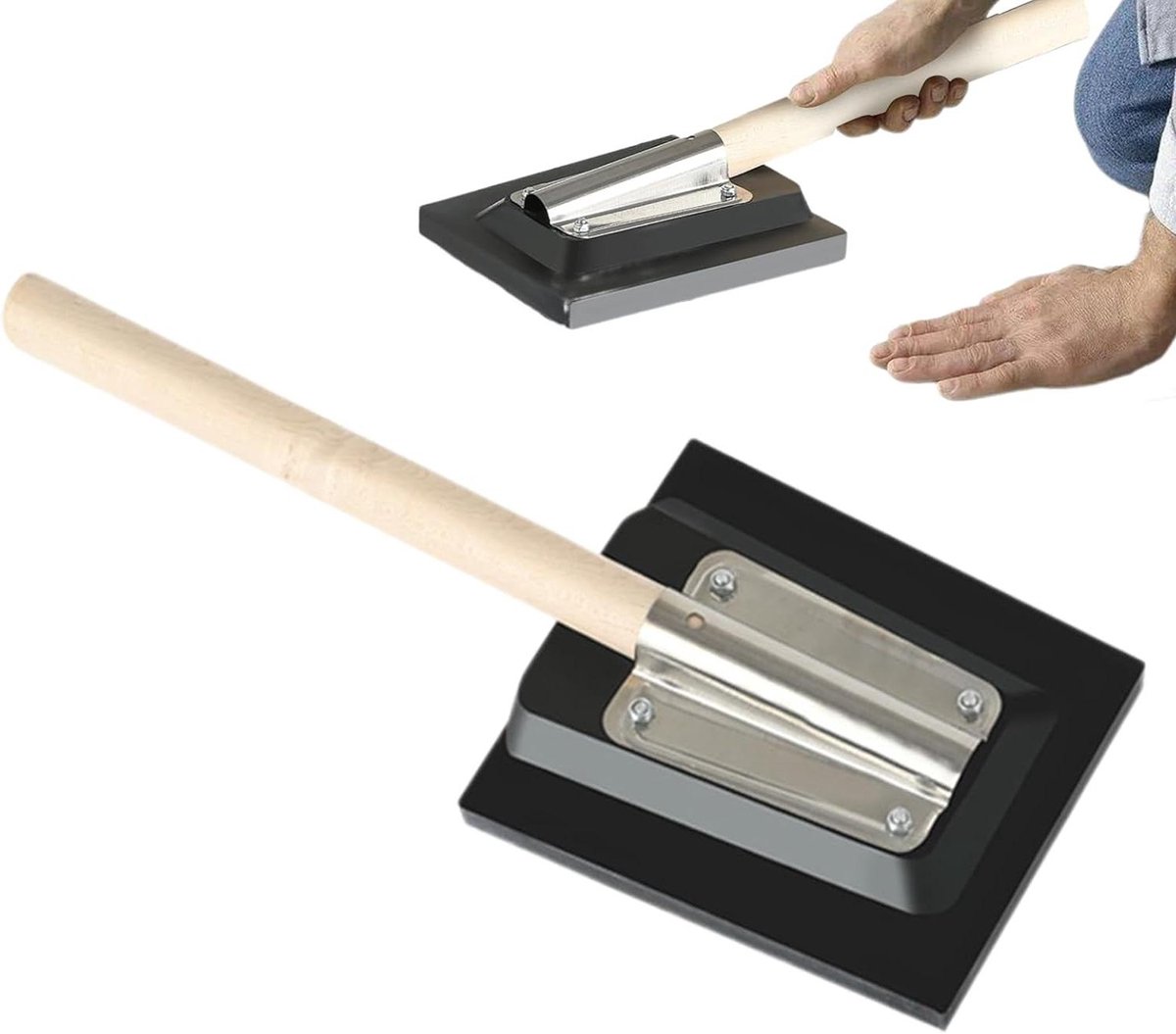 Vloerklopblok - Tegelgereedschap - Laminaat leggen - Ergonomische grip - XL 155x200x180mm - Houtkleur