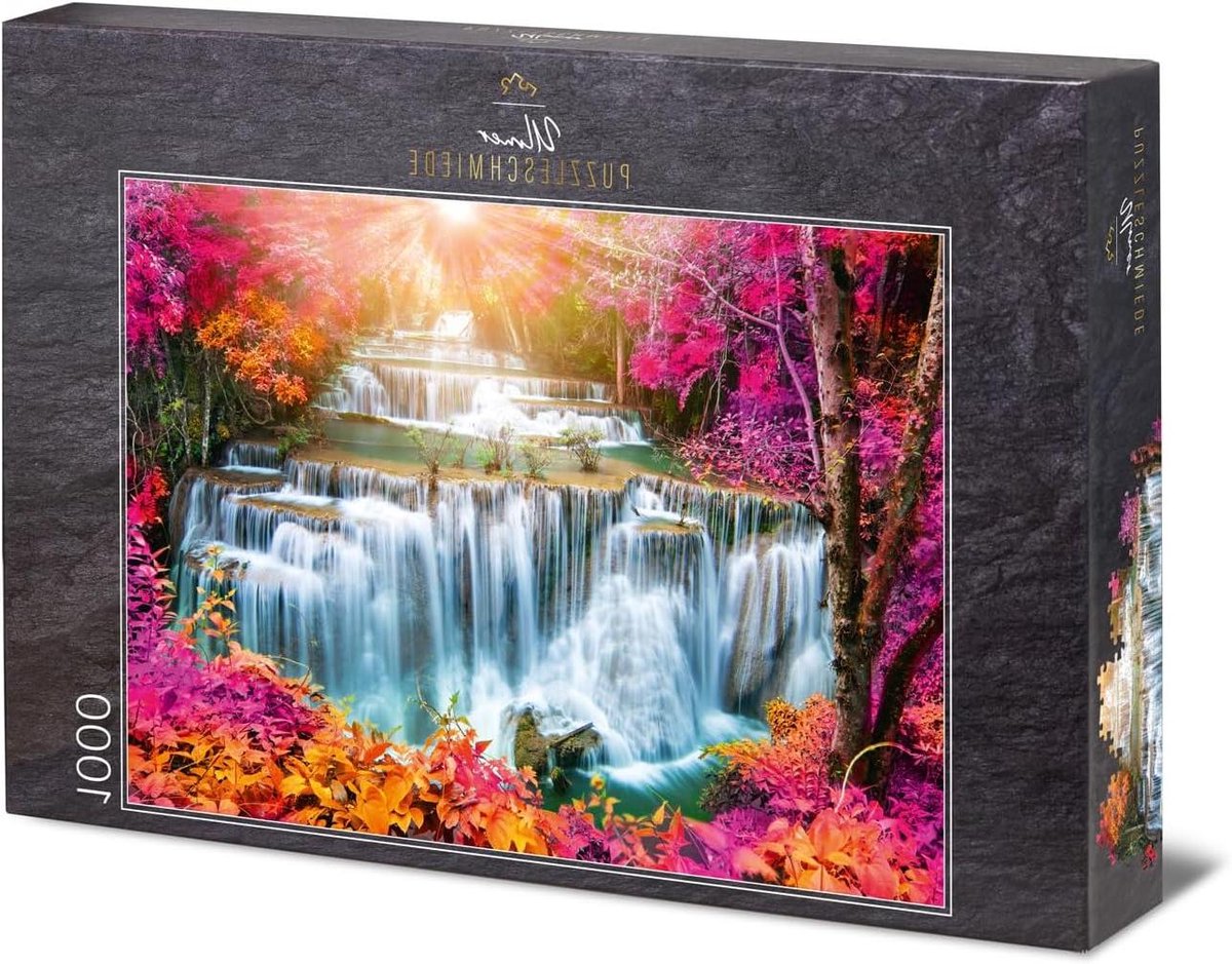 Legpuzzel - Landschap Puzzel - Ontspanning Thuis - Premium Karton - 68 x 48 cm - Herfstkleuren