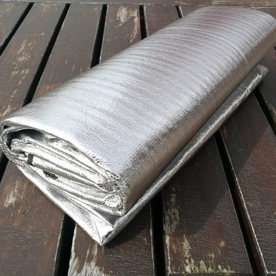 Campingmat Schuim - Slaapmat Picknickdeken - Outdoor Activiteiten - Dubbelzijdig Waterdicht - 200 x 120 cm - Aluminium — afbeelding 2