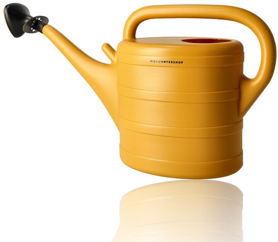 Gieter 10 Liter met Afneembare Sproeikop – Kunststof Tuingieter Geel voor Planten, Bloemen, Kamerplanten en Moestuin – Voor Binnen en Buiten