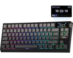 EPOMAKER G84 Pro – Grijs – Mechanisch Draadloos Toetsenbord – RGB – 80% – Qwerty – Gaming Keyboard – Transparent Switch