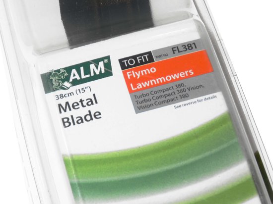 ALM 38cm metalen maaimes geschikt voor Flymo Turbo Compact en Vision 380 grasmaaier - 15" - 5118436 - FLY009 van ALM — afbeelding 4