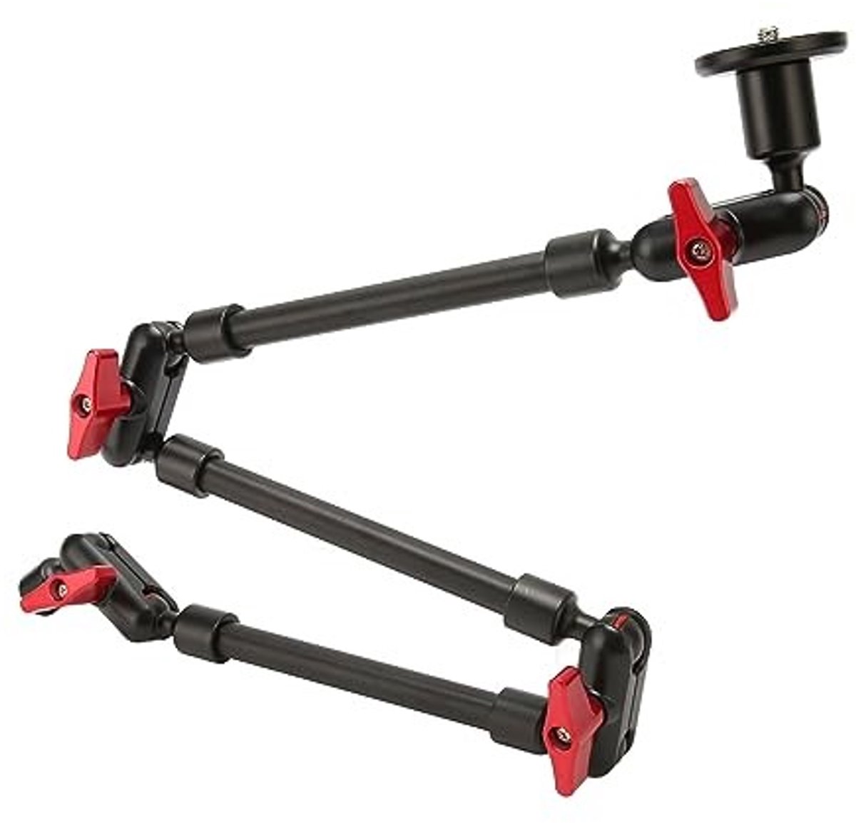 Dailygoods- Magische Arm 31 Inch - Scharnierende Camerabevestiging - 360 Graden Rotatie - Aluminiumlegering - Antislip Rubberen Pads - Lichtgewicht 488 g - Camerahouder
