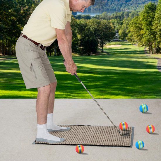 TOVBMUP Golfbalschuim - Oefengolfballen - Air Ball Golf - Beginnersschuimballen - Kindergolftraining - 26 stuks - Rood en Blauw van tovbmup — afbeelding 2