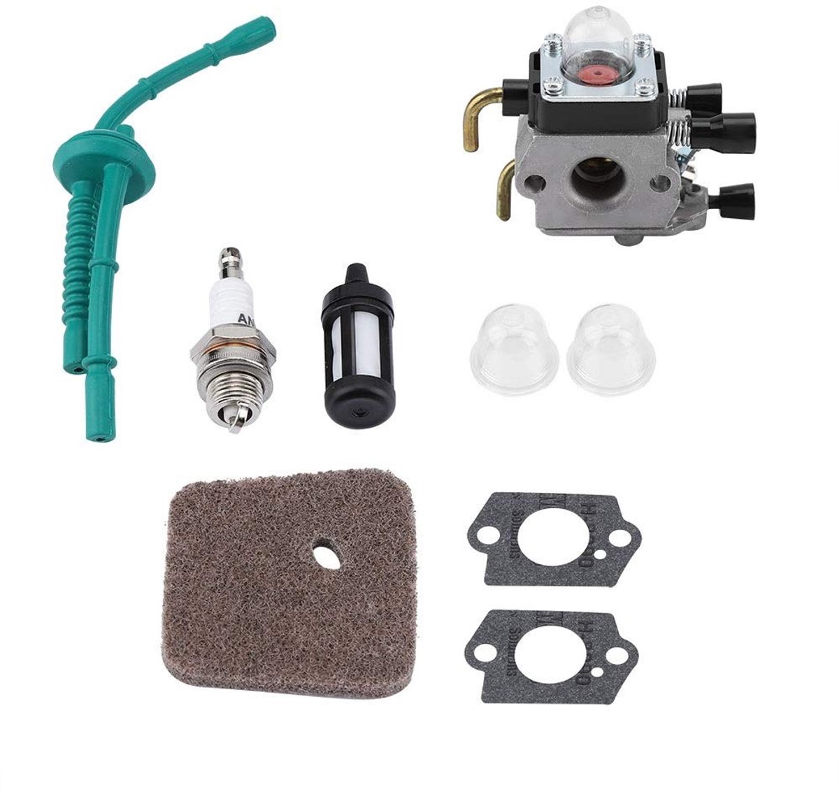 Dailygoody - Carburetor Kit - FS55 FS55R FS55RC FS38 KM55 HL45 KM55R - Hoogwaardige kwaliteit - Inclusief accessoires - Geschikt voor tuinmachines