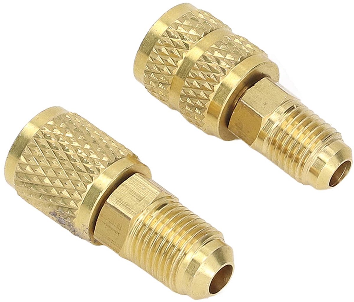 Dailygoody - R410 R22 Koelmiddel Adapter - Hoge Hardheid - 1/4 Male naar 5/16 Female - Heavy Duty - Koeltechniek - Airconditioning Reparatie - Pr