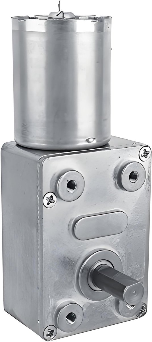 Dailygoody - DC 12V Hoog Koppel Motorreductor - Omkeerbare Motor met Versnellingsbak - Compact Formaat - 40RPM - Geschikt voor Diverse Toepassingen -
