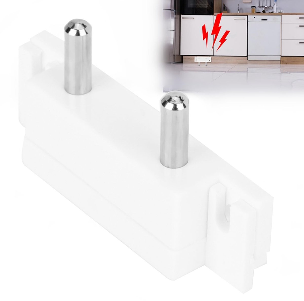 Dailygoody - Waterlekkage Sensor - Overstromingslek Detector - Duurzaam en Draagbaar - Wit - Slimme Sensing Technologie - Geschikt voor Thuis en Farm