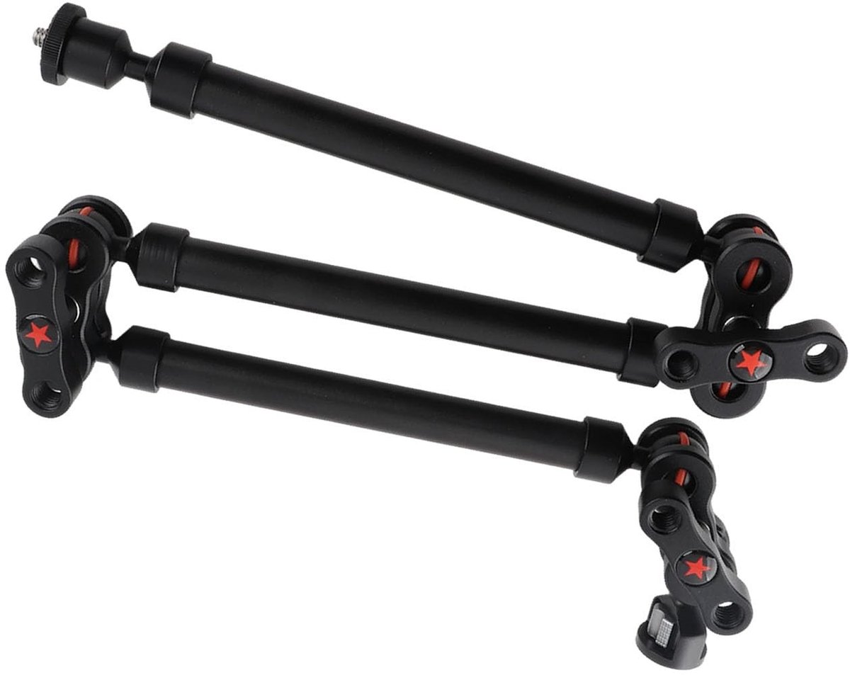 Camera Mount met Verstelbare Arm voor Fotografie - 360° Rotatie, Aluminium Design.