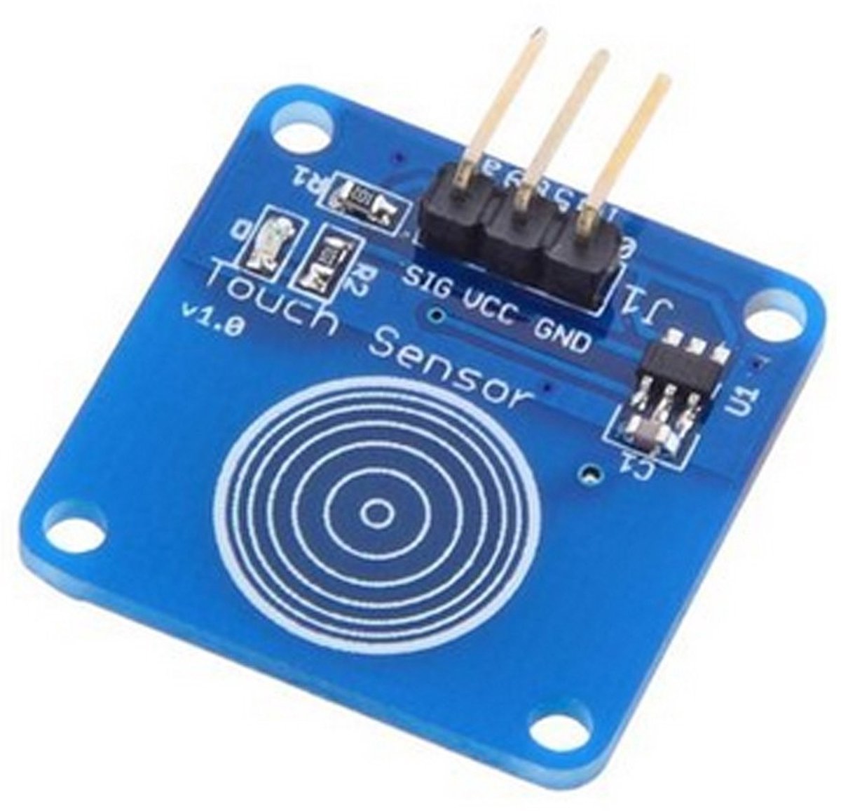 Dailygoody - Capacitive Touch Sensor Switch Module voor Arduino - TTP223B - Laag Energieverbruik - Eenvoudige Installatie - Compatibel met diverse pro
