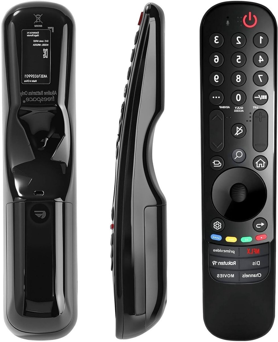 Universele Afstandsbediening voor LG OLED en NanoCell 4K Smart TV's, met Snelkeuzetoetsen en Compatibiliteit voor MR23GA MR23GN MR22GA MR21GC