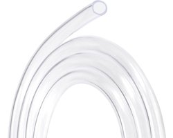 11.5mm ID 15.5mm OD PVC Doorzichtig Vinyl Tube, 3M Lengte Flexibele Waterleiding voor Voedsel, Olie, Lucht en Tuinirrigatie