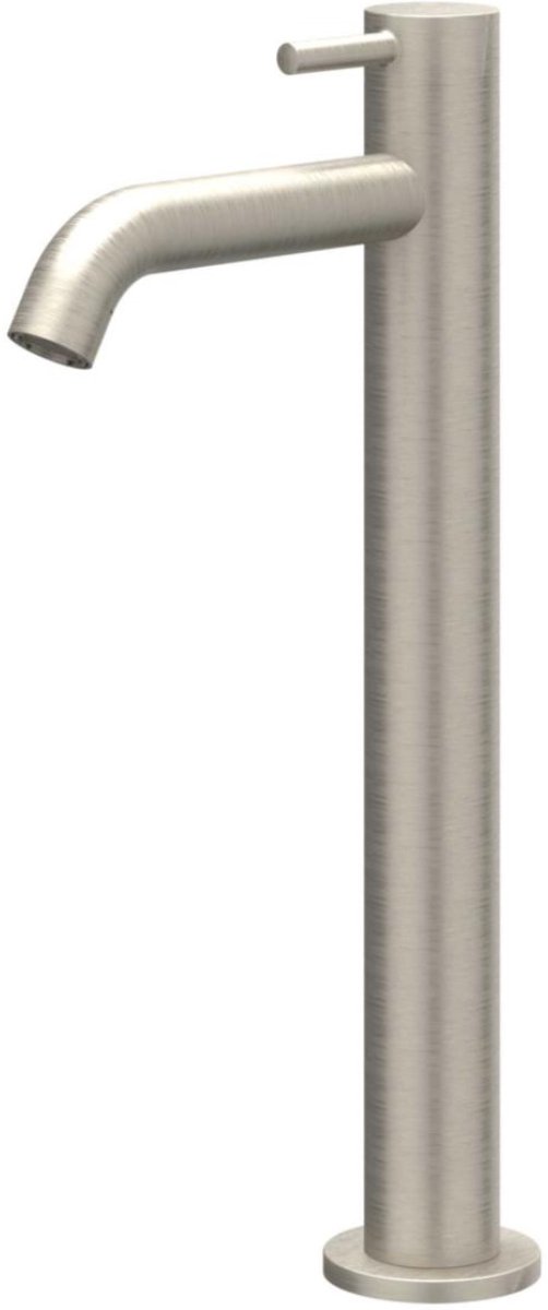IVY Bond Fonteinkraan - Opbouw - Verhoogd - Geborsteld Nickel PVD