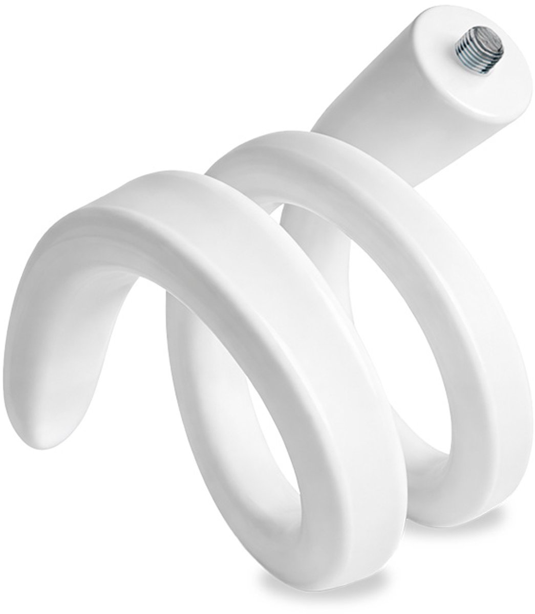 LUVION® Flexibele Babyfoonhouder - Universele Schroefaansluiting & Universele Cameraklem - Wit