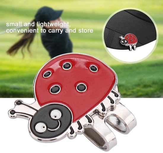 Dailygoody - Golf Hoed Clip - Golf Ball Marker - Magnetisch en Duurzaam - Lieveheersbeestje C514 - Golf Accessoire - Geschikt voor Vrouwen en Kinderen... — afbeelding 5