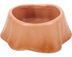 Robuuste keramische voer- en drinkbak voor kleine dieren zoals hamsters, cavia's en ratten, gemakkelijk schoon te maken en duurzaam