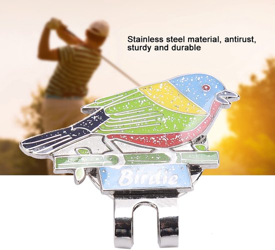 Dailygoody - Golf Hoed Clip - Magnetische Bal Marker - Roestvrij staal - Leuke Golf Gift voor Vrouwen en Kinderen - Duurzaam en Praktisch van Merkloos — afbeelding 4