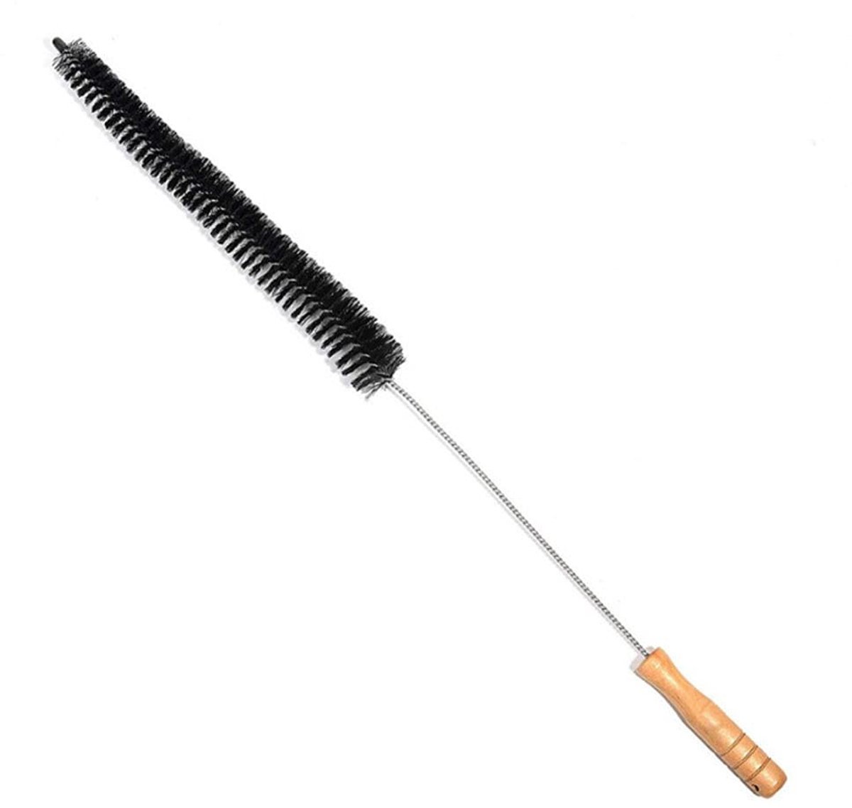 Dailygoody - Reinigingsborstel - Pluisverwijderaar - Diepe reiniging - 70,5 cm - Wasdroger en wasmachine - Geschikt voor diverse oppervlakken - Houten