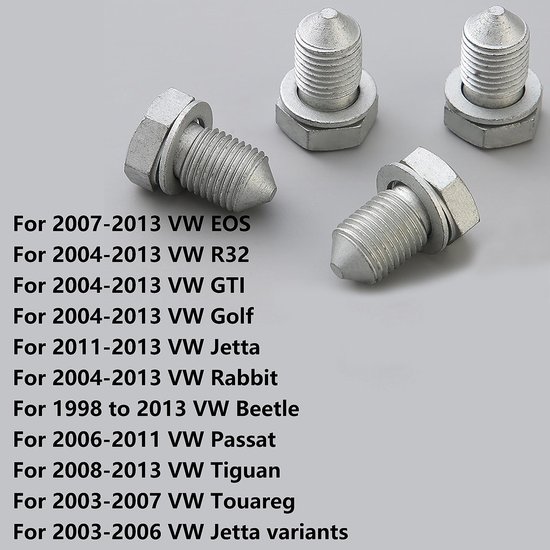 Allecto Plus - Olieaftapschroef en Afdichtring voor VW Golf (2 stuks) van Allecto Plus — afbeelding 5