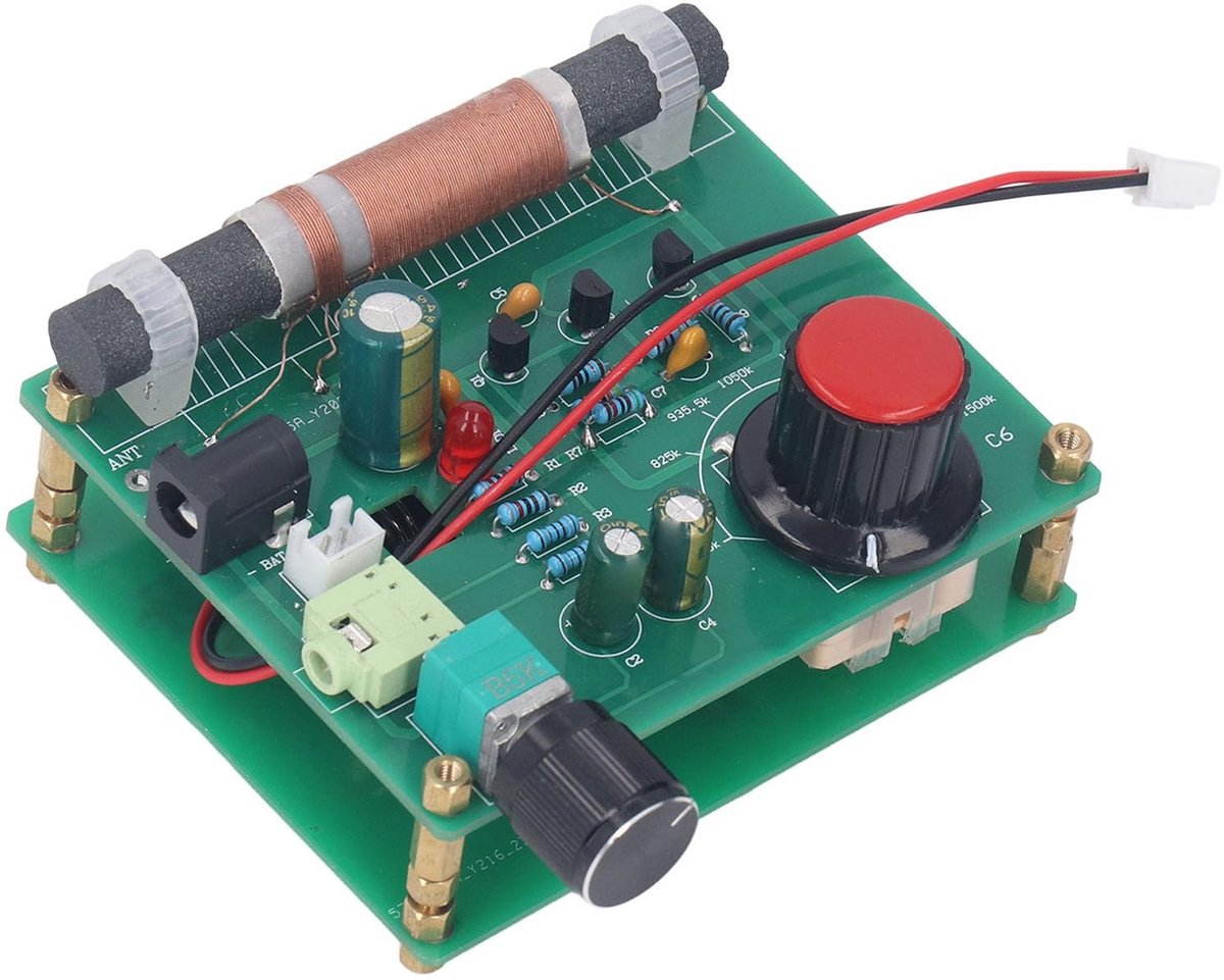 Dailygoody - AM-zenderset - Amplitudemodulatie-zender - Draagbaar ontwerp - Frequentiebereik 600-1500 Khz - Ideaal voor hobbyisten - Geschikt voor aud...