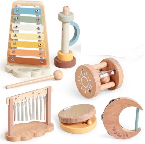 Speelgoed Piano Houten Muziekinstrument Kinderpiano Voor Peuters