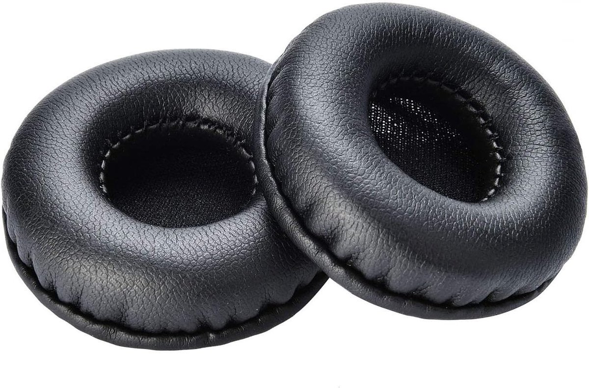 Ronde Oorkussens 50mm Universele Vervangende Oorkussens van Premium Eenvoudig Geheugenfoam voor Hoofdtelefoons en Oorkappen