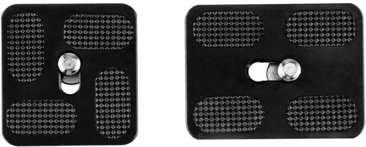 Snelontgrendelingsplaten voor camera's, 50 mm en 40 mm, 2 stuks, compatibel met Arca Swiss en andere statieven