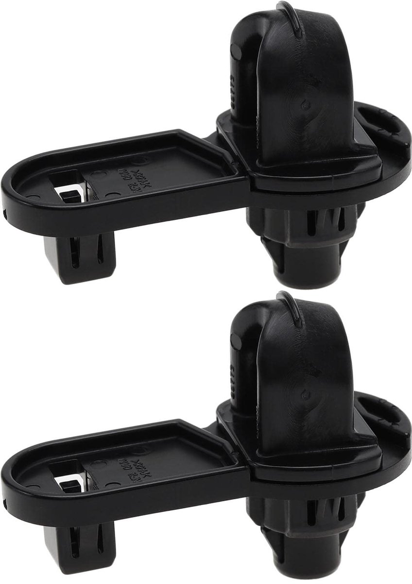 Dailygoody - Auto Bonnet Stay Clips - 2 Stuks - Duurzaam Plastic - Zwart - Bevestigingshouder - Motor Ondersteuning - Compatibel met Nissan Qashqai en...