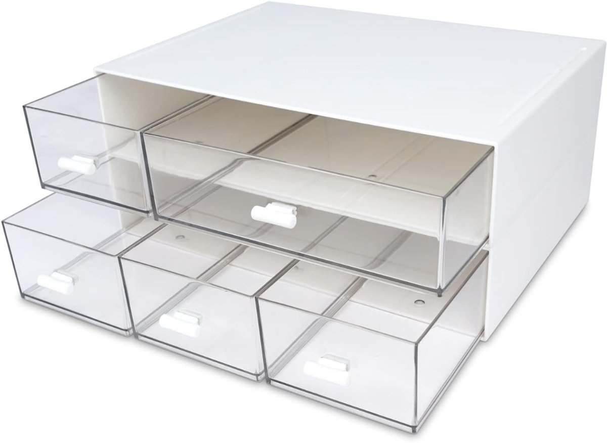 MRKK® Ladenkastje Bureau Orgenaizer - Bureaukast - Ladeblok -Wit