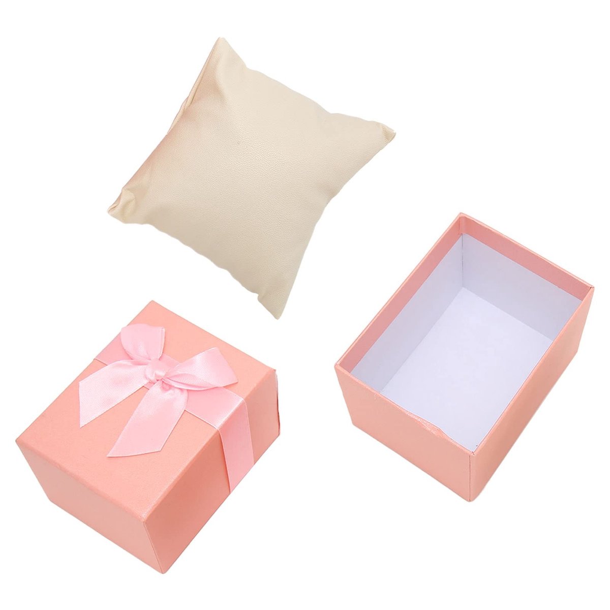 Dailygoody - Horloge Doos - Sieraden Organizer - Perfect voor Geschenken - Roze - Polshorloge Opberghouder - Ideaal voor Vrouwen en Mannen
