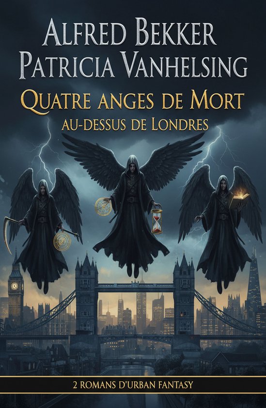 Patricia Vanhelsing - Quatre anges de mort au-dessus de Lond ... - cover