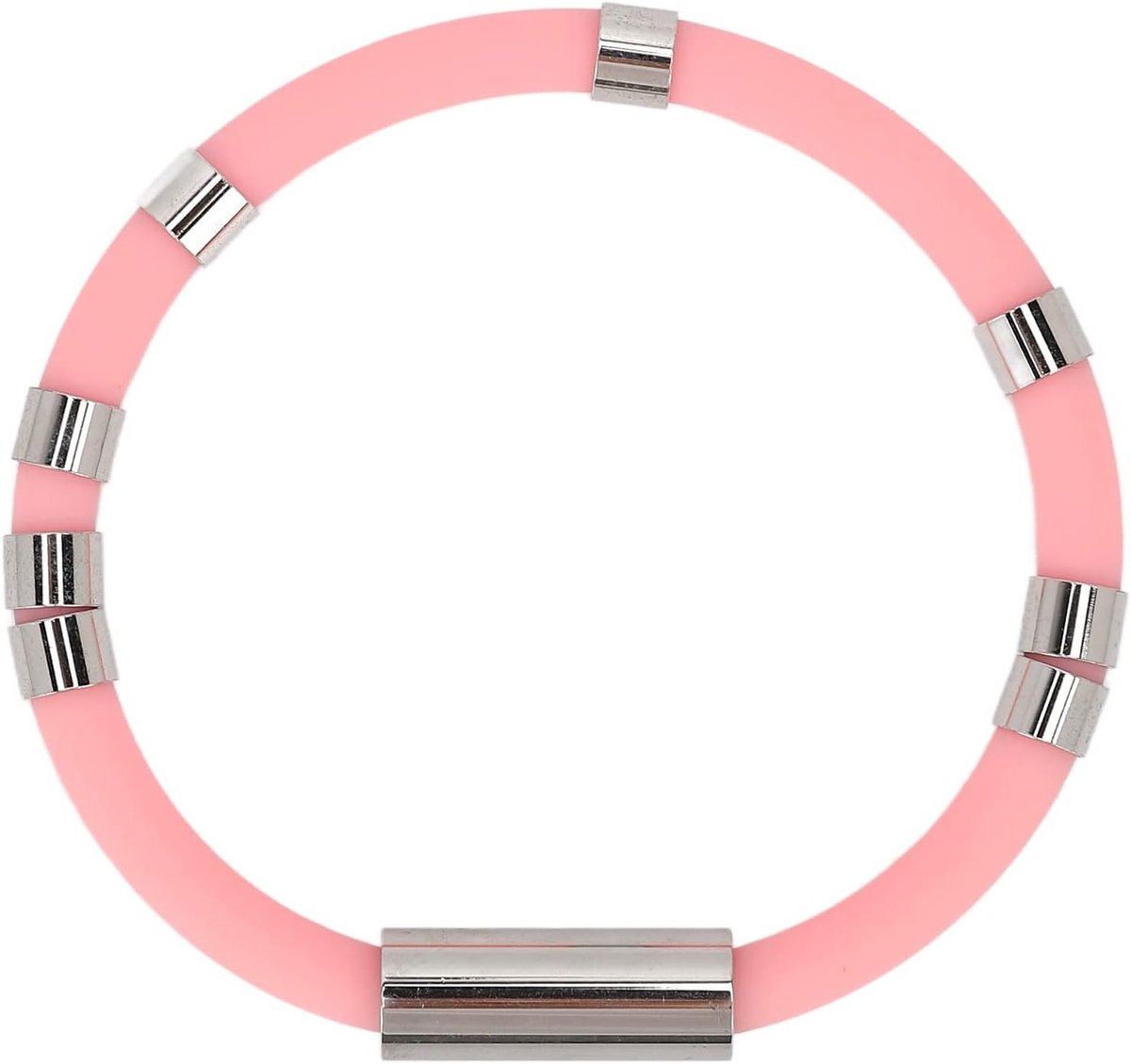 Anti-statische polsband met 8 ringen - Roze, waterdicht en wasbaar voor sport en winteractiviteiten, voorkomt statische elektriciteit