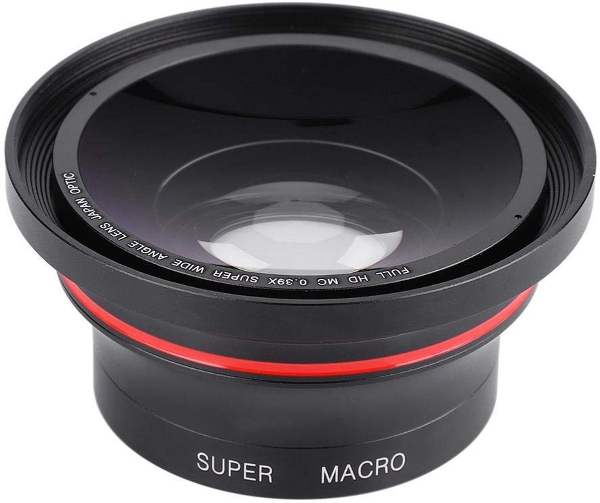 Store_8 - Professionele HD Groothoeklens - 37mm Lens - Verbeter je Fotografie - Geschikt voor Camera's en Camcorders - Macro Functie - Ideaal voor ...