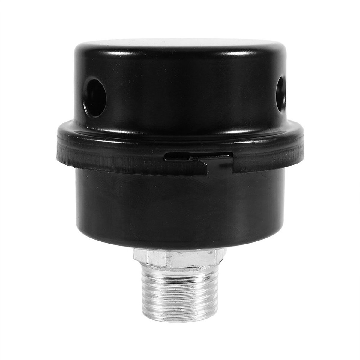 SPHProducts - Luchtcompressor Filter - Geluiddemper - Metalen Buitendraad - Aanzuigfilter voor Compressor - 50 x 50 x 20 mm