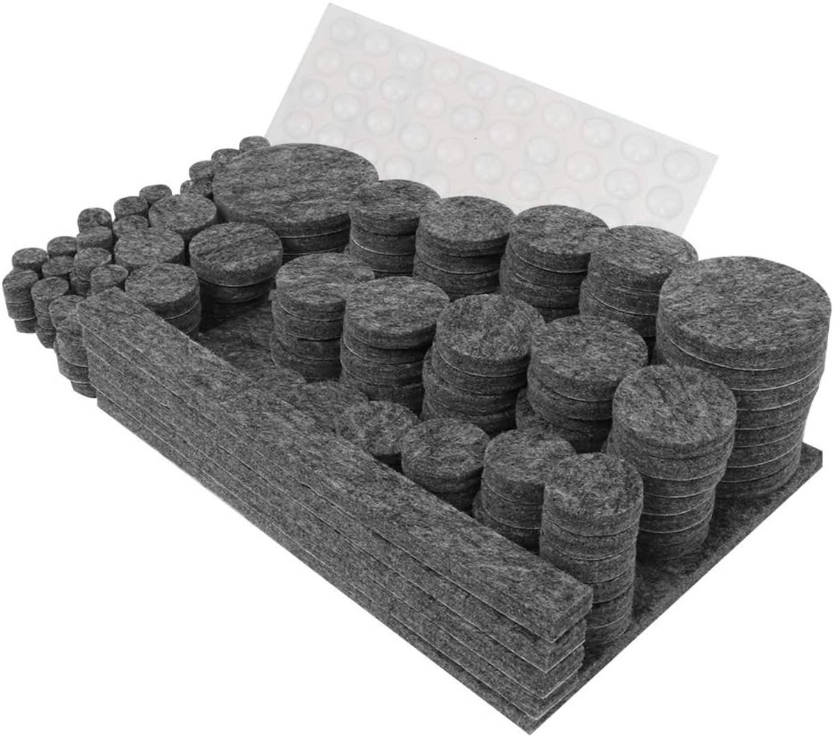 Zelfklevende Viltdopjes voor Meubels - 50 Stuks van 5 mm - Sterke Vilt Pads voor Vloerbescherming en Geluidsdemping