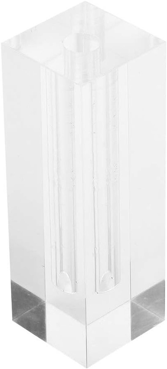 Transparante Acryl Rozenstandaard voor Bloemenvazen, Ideaal voor Vierkante Rozen Decoratie en Woonkamer Interieur Accessoires