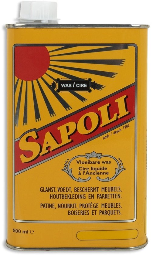 SAPOLI WAX - LIQUID - 500 ML - ERES 38205 - Pour surfaces en bois